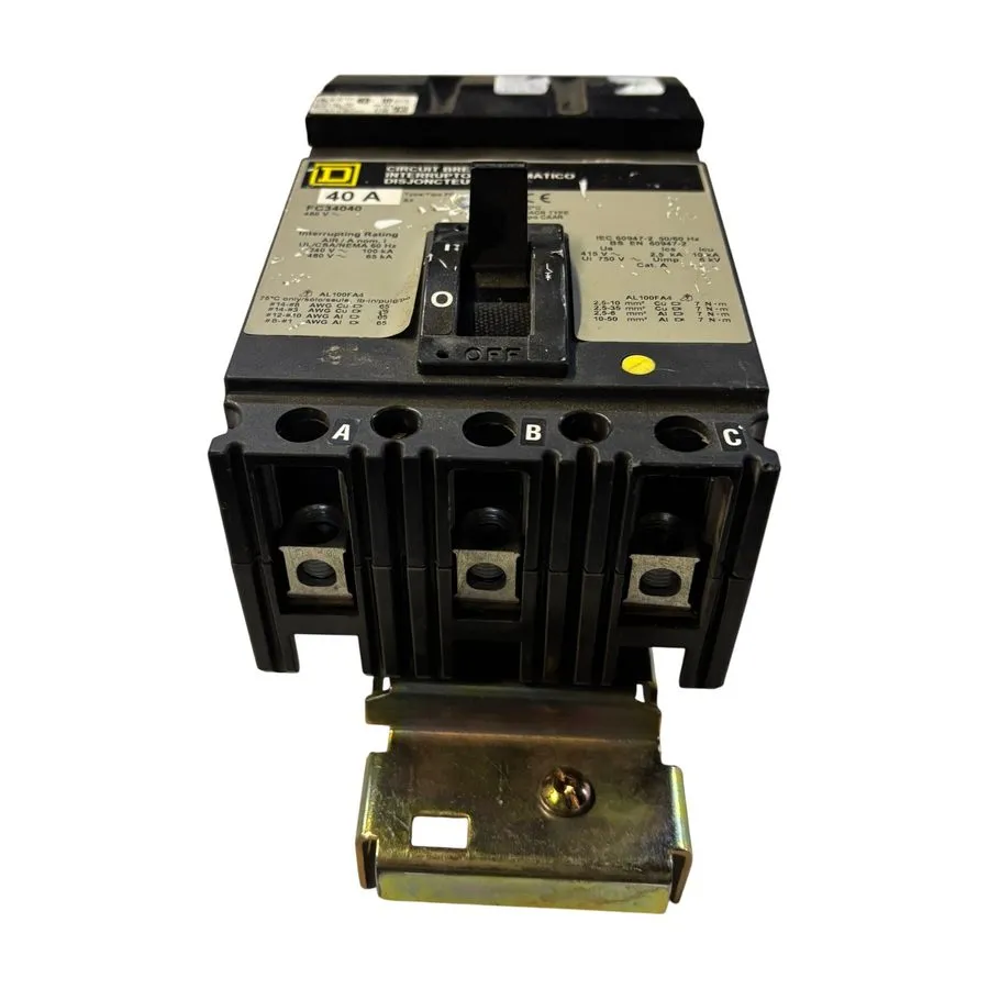Автоматический выключатель Square D FC34040 I-line Circuit Breaker. 40A. 3P. 480