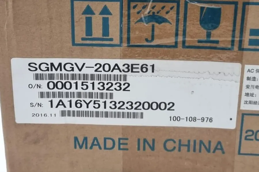 Серводвигатель Yaskawa SGMGV-20A3E61 AC Servo Motor 16.7A 200V 1.8kW — фото лота 1