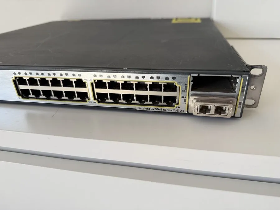 Коммутатор Cisco Catalyst 3750-E Series PoE-24 24 Port Ethernet Switch Governmen