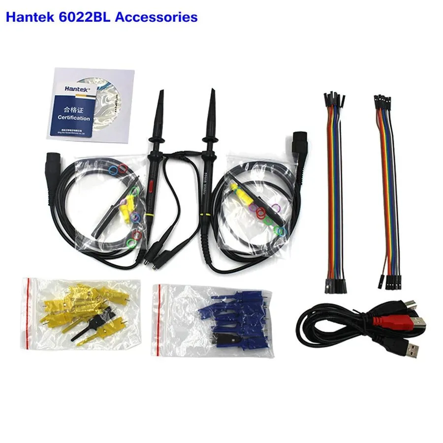 Осциллограф Hantek 6022BE 2CH FFT 20Mhz 48MSa/s PC Based USB Digital Storage Osc