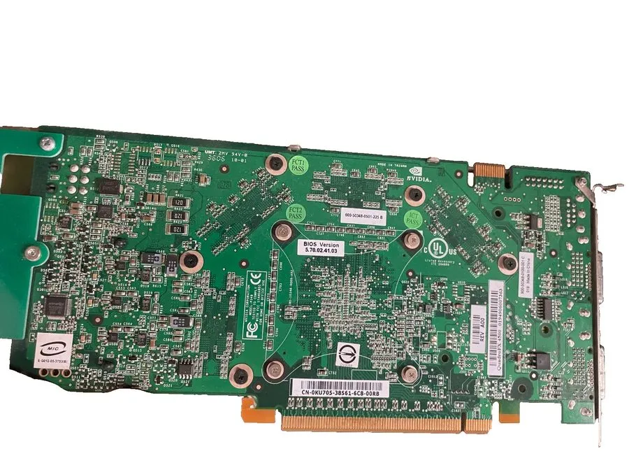 GPU-ускоритель DELL nVidia Quadro FX4500 512MB PCI-e Video Card P348 KU705, CN-O — фото лота 1