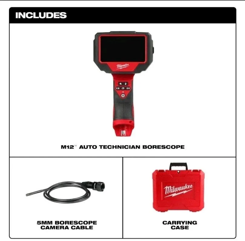 Видеоэндоскоп Milwaukee 3150-20 M12™ Auto Technician Borescope (Tool Only)