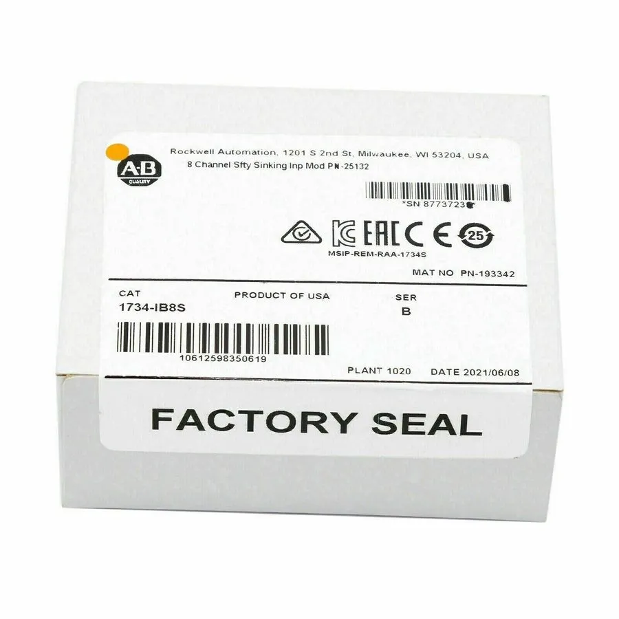 Модуль ввода-вывода CONDITION ALLEN BRADLEY 1734-IB8S Point I/O 8 CH Digital Sin