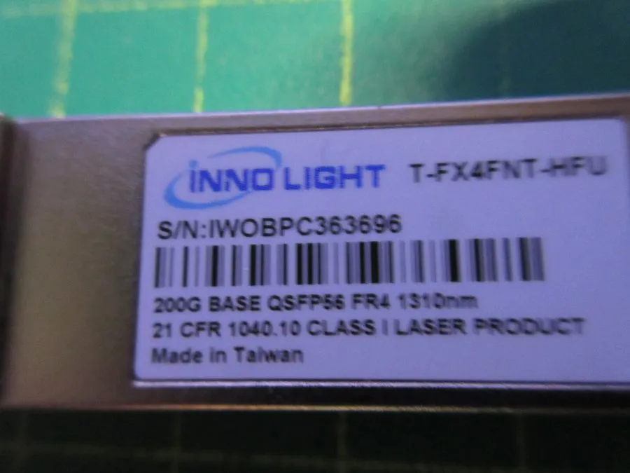 Трансивер InnoLight T-FX4FNT-HFV 200G BASE QSFP56 FR4 1310nm Optical Transceiver