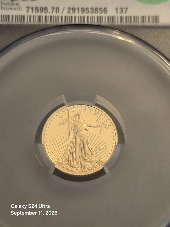 Лабораторный прибор 2016 W $10 AMERICAN GOLD EAGLE 1/4OZ PCGS PF70DCAM FIRST STR — фото лота 1