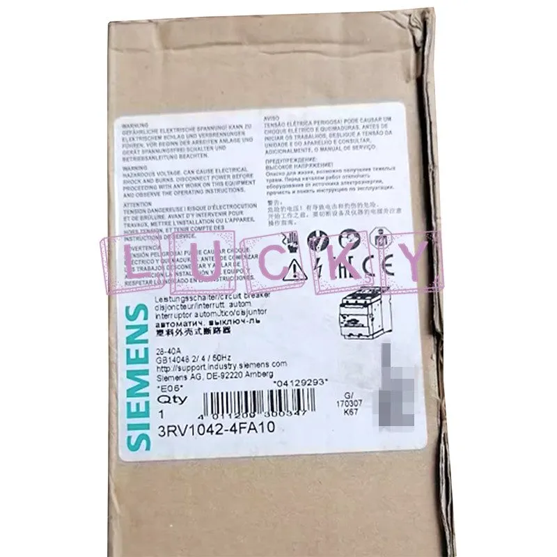 Автоматический выключатель Siemens 3RV1042-4FA10 Motor Protection Circuit Breake