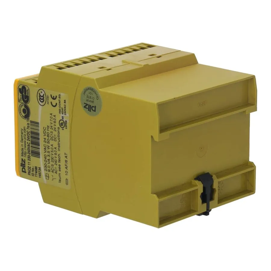 Реле безопасности Pilz PNOZ 11 Safety Relay 230-240VAC 24VDC 7n/o 1n/c MPN 77408