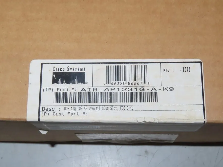 Точка доступа Wi-Fi Cisco AIR-AP1231G-A-K9 Aironet 1200 Series Wireless Access P
