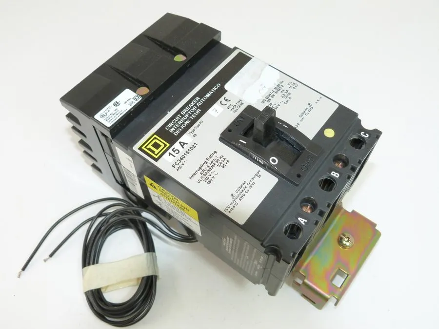 Автоматический выключатель Square D FC340151021 3p 15a 480v Circuit Breaker With
