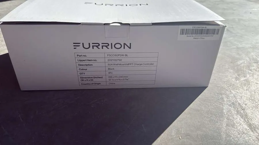 Аккумулятор Furrion® #FSCC60PSW-BL 50A Wall Mount MPPT Solar Charge Controller #