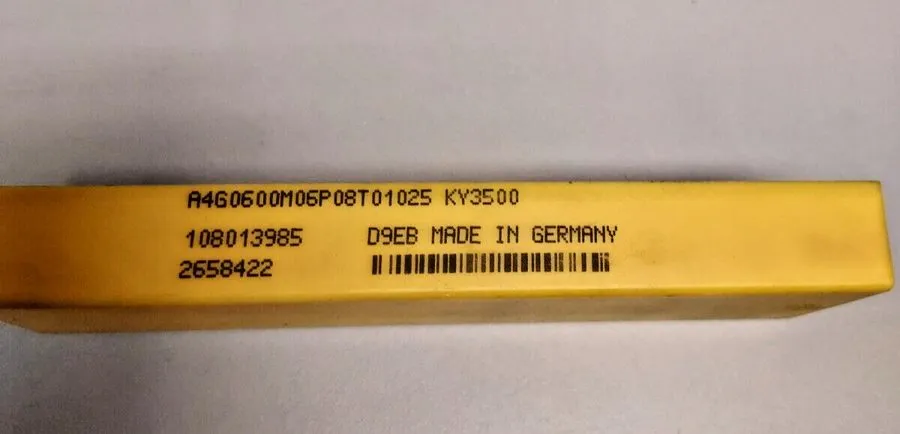 Режущий инструмент Kennametal: Grooving Insert- A4G0600M06P08T01025, KY3500, 265