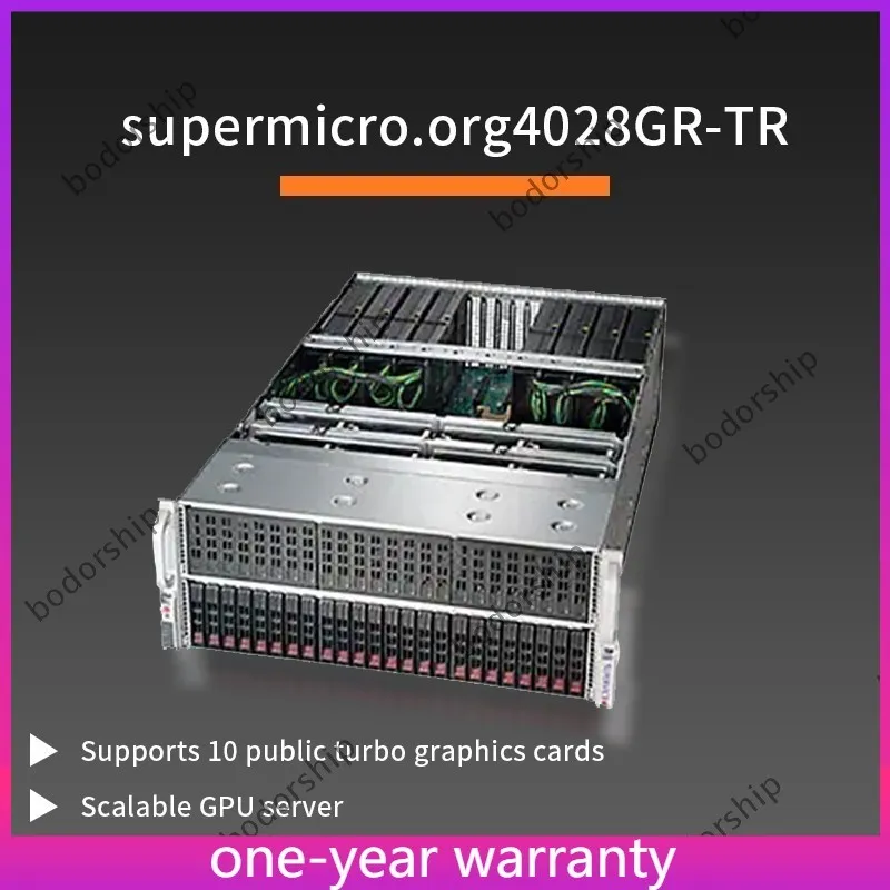 Сервер Supermicro 4028GR-TR 4U 8GPU 24x2.5" Server +E5-2600 V3/V4 4x 2000W PSU