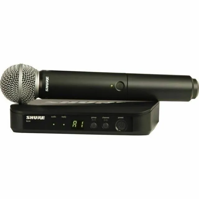 Микрофон Shure BLX24/SM58 Wireless System with SM58 Handheld Vocal Microphone