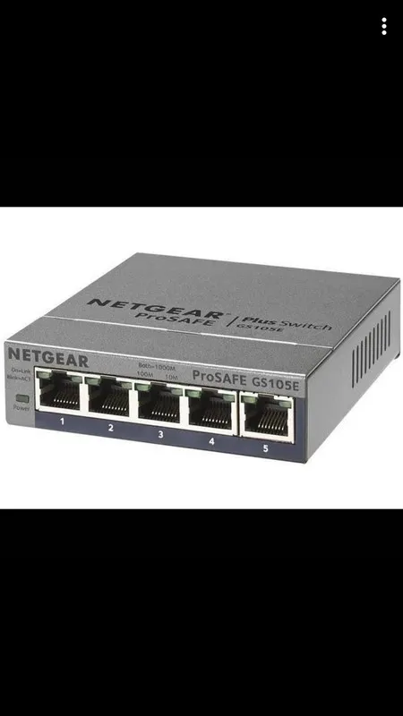 Коммутатор NETGEAR GS105E 5-Port Gigabit Smart Managed Plus Ethernet Switch