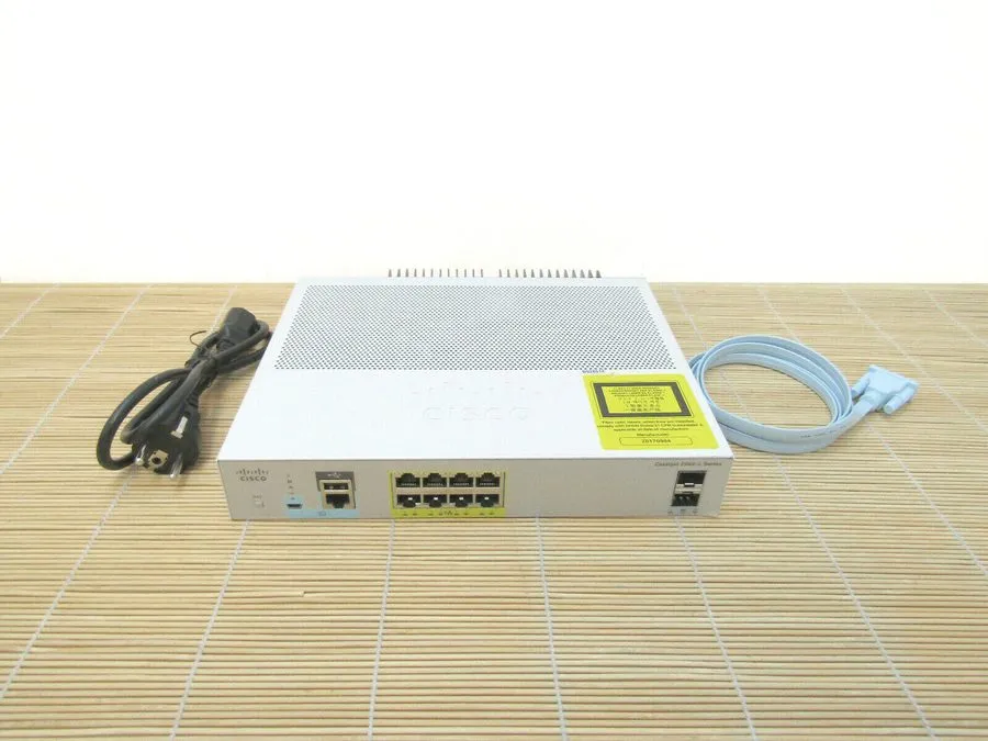 Коммутатор Cisco WS-C2960L-8PS-LL 8-Port Small 1U Managed Gigabit PoE Network Sw