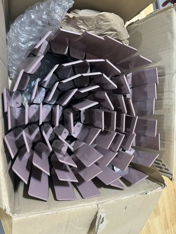 Конвейер 8' of 7 1/2" Uni Chains 44LF963K0750 Table Top Conveyor LF Acetal Red B — фото лота 2