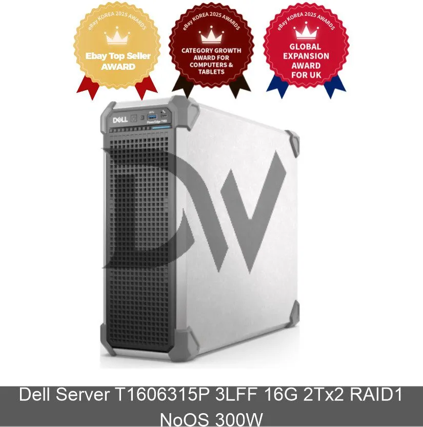 Сервер Dell Server T1606315P 3LFF 32G 4T WIN2025 Standard 300W Server Computer