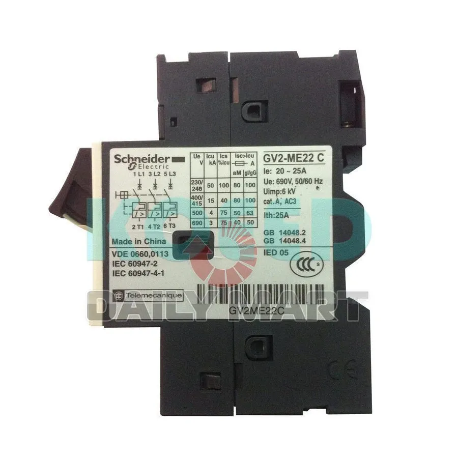 Автоматический выключатель Schneider Motor Circuit Breaker GV2ME22 20 25 A 3POLE
