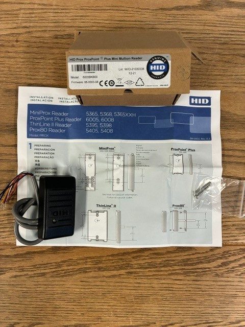 Оборудование видеонаблюдения HID 6005BKB00 Proxpoint Plus Mini Mullion er FW: 06