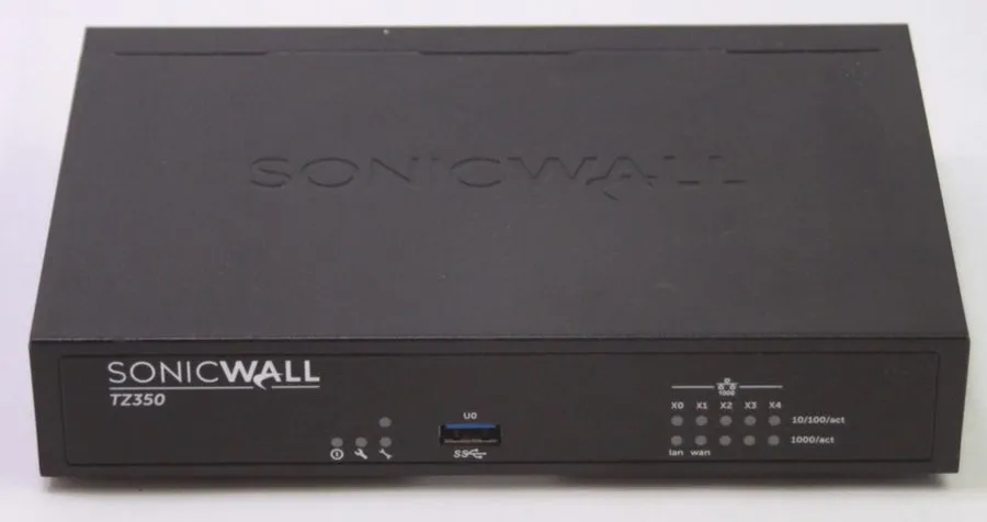Межсетевой экран SonicWALL TZ350 1.0 Gbps 5x 1GB RJ-45 Firewall NO PS