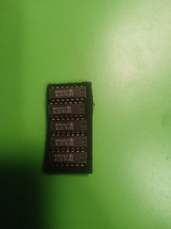 Микросхема Texas Instruments SN74LS244N DIP20 Buffer Line Driver IC Chip — фото лота 1