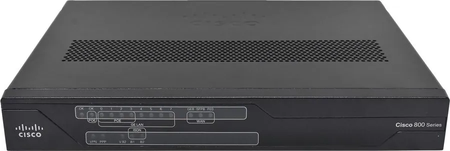 Маршрутизатор CISCO C891F-K9 891F Gigabit Integrated Service Router 8-Port