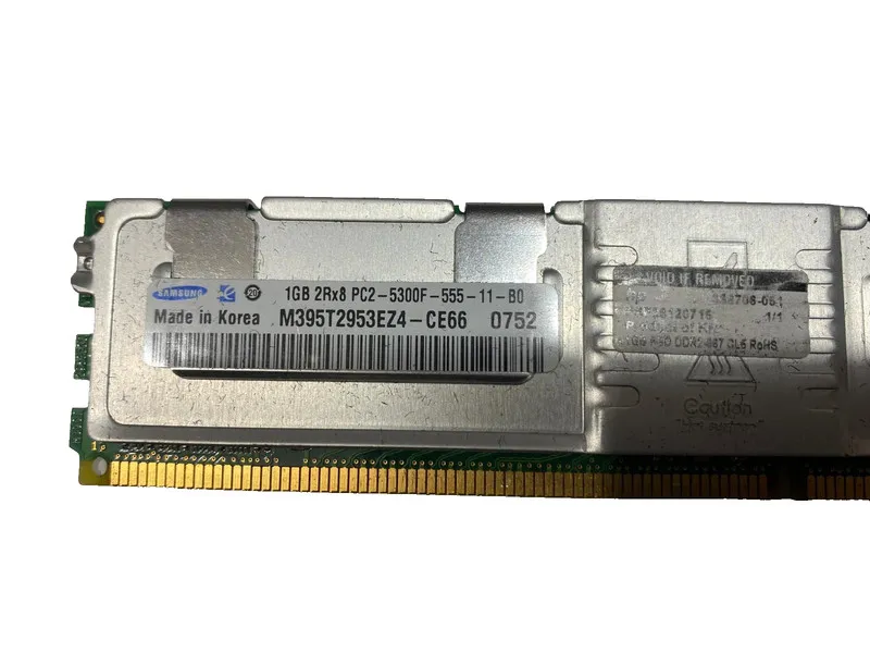 Модуль памяти Samsung 1GB DDR2-667 PC2-5300F 2Rx8 ECC FBDIMM M395T2953EZ4-CE66