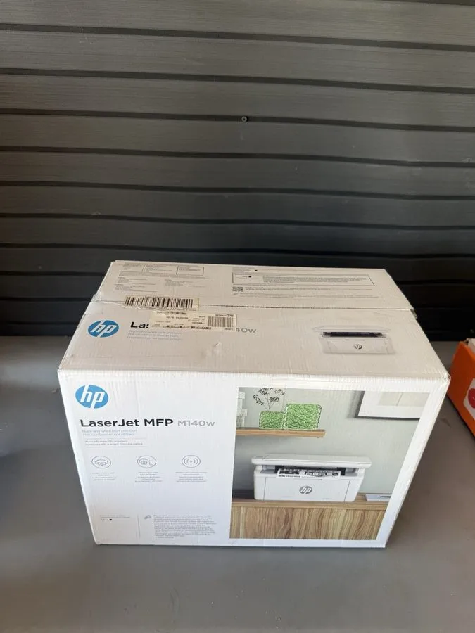 Лазерный принтер HP LaserJet M140w Laser Printer, Black And White Mobile Print,  — фото лота 1
