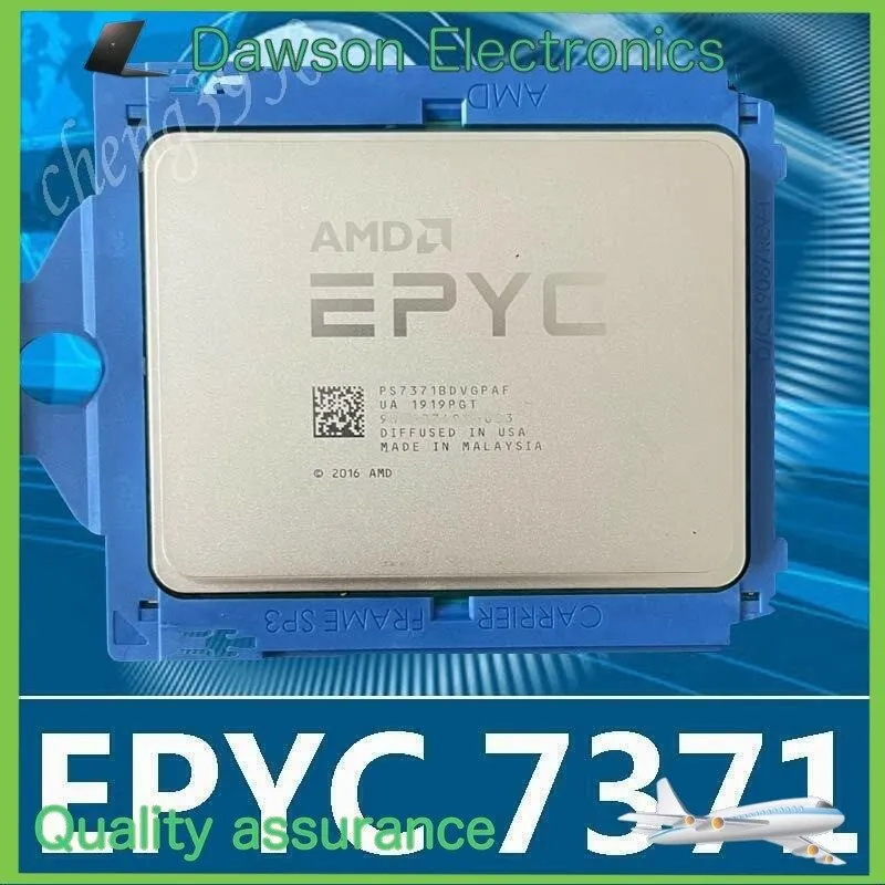 Сервер AMD EPYC 7371 CPU 16 Cores Up To 3.8GHz 1P/2P PCIe 3.0 X128 Unlocked