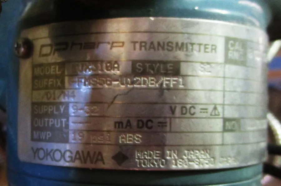 Датчик давления Yokogawa EJA310A Absolute Transmitter w/ Reotemp Diaphragm Seal 