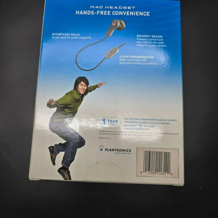 VoIP-шлюз Plantronics M40 Hands-Free Headset 2.5mm для Audiovox Blackberry Samsu — фото лота 1