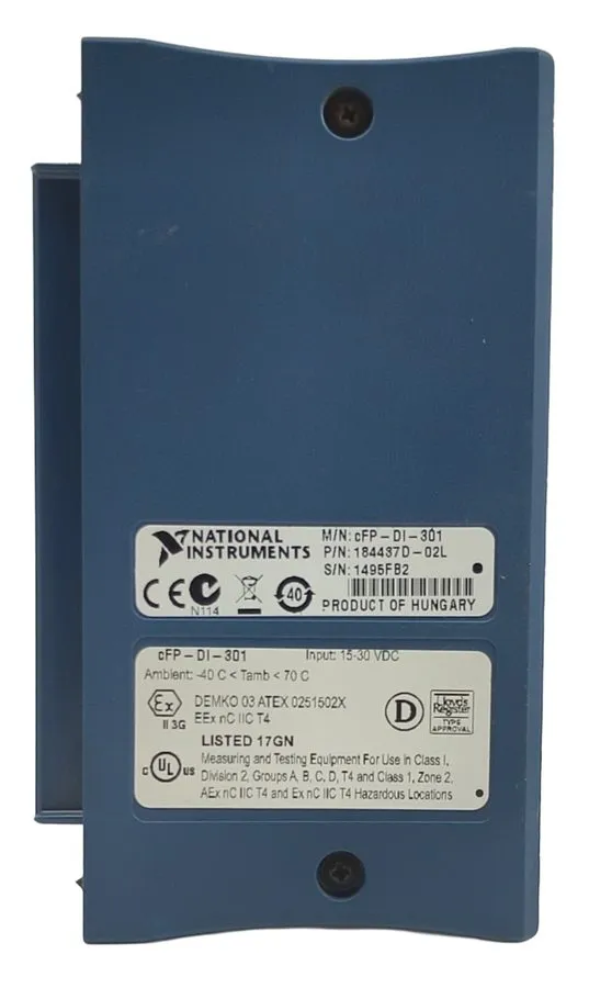 Трансивер National Instruments cFP-DI-301 16 Channel Input Module 184437B-02 Pul