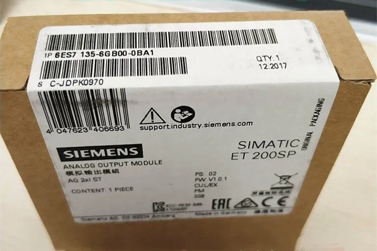 Модуль ввода-вывода 1PC SIEMENS 6ES7135-6GB00-0BA1 ANALOG OUTPUT SHIP