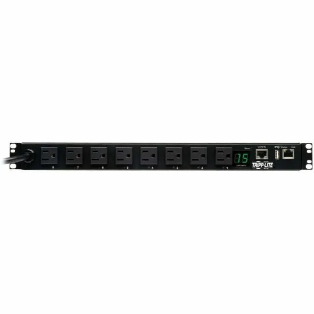 Блок розеток PDU Tripp Lite PDUMH15NET2LX Switched PDU 120V 1.4kW 15A 8 Outlets