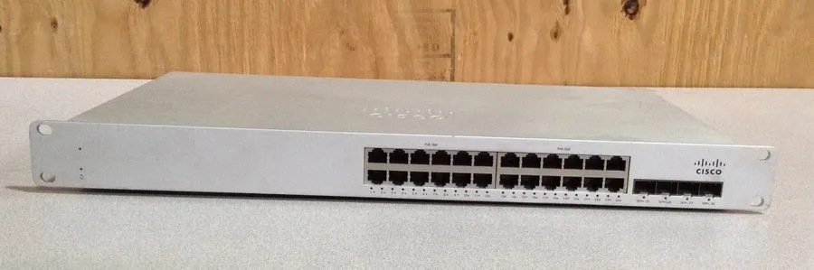 Коммутатор Cisco Meraki MS225-24P 24-Port Gigabit PoE Switch UNCLAIMED Factory