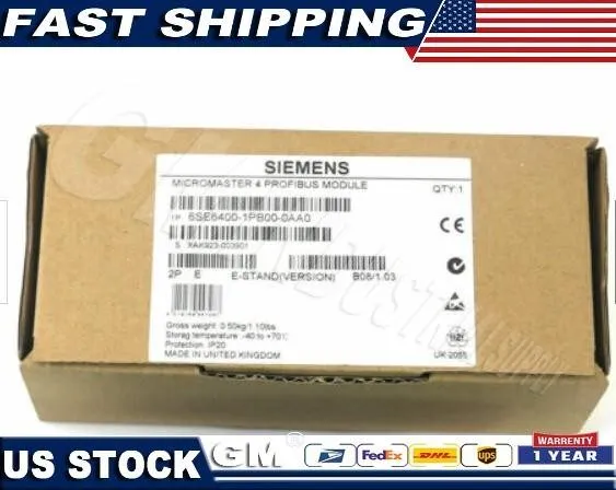 Частотный преобразователь 6SE6400-1PB00-0AA0 1 STÜCK NEUER SIEMENS MICROMASTER P