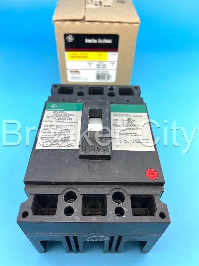 Автоматический выключатель TED134070WL GENERAL ELECTRIC 70 AMP 480V 3 POLE CIRCU