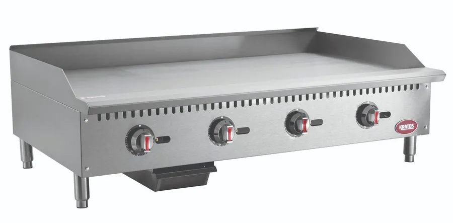 Гриль Kratos 29Y-009 48" Commercial Restaurant Gas Countertop Griddle, Thermosta — фото лота 1