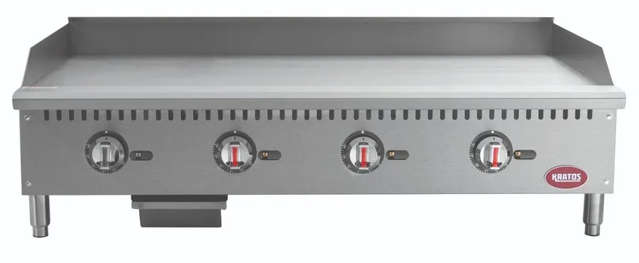 Гриль Kratos 29Y-009 48" Commercial Restaurant Gas Countertop Griddle, Thermosta — фото лота 2