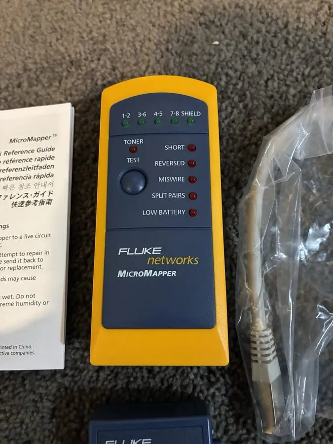 Тестер Fluke Network MicroMapper MT-8200-49A Wiremap Checker