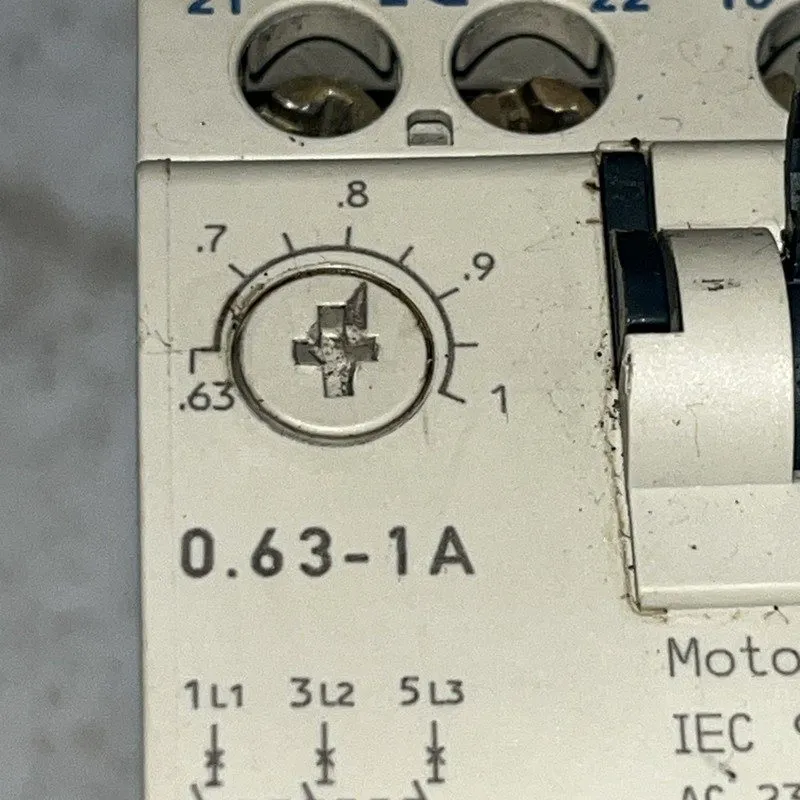 Автоматический выключатель Telemecanique GV2-RS05 3P Circuit Breaker .63-1A & 30 — фото лота 1