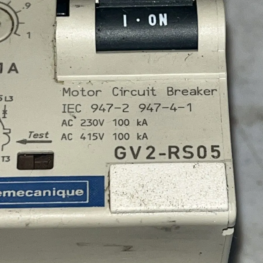 Автоматический выключатель Telemecanique GV2-RS05 3P Circuit Breaker .63-1A & 30 — фото лота 2