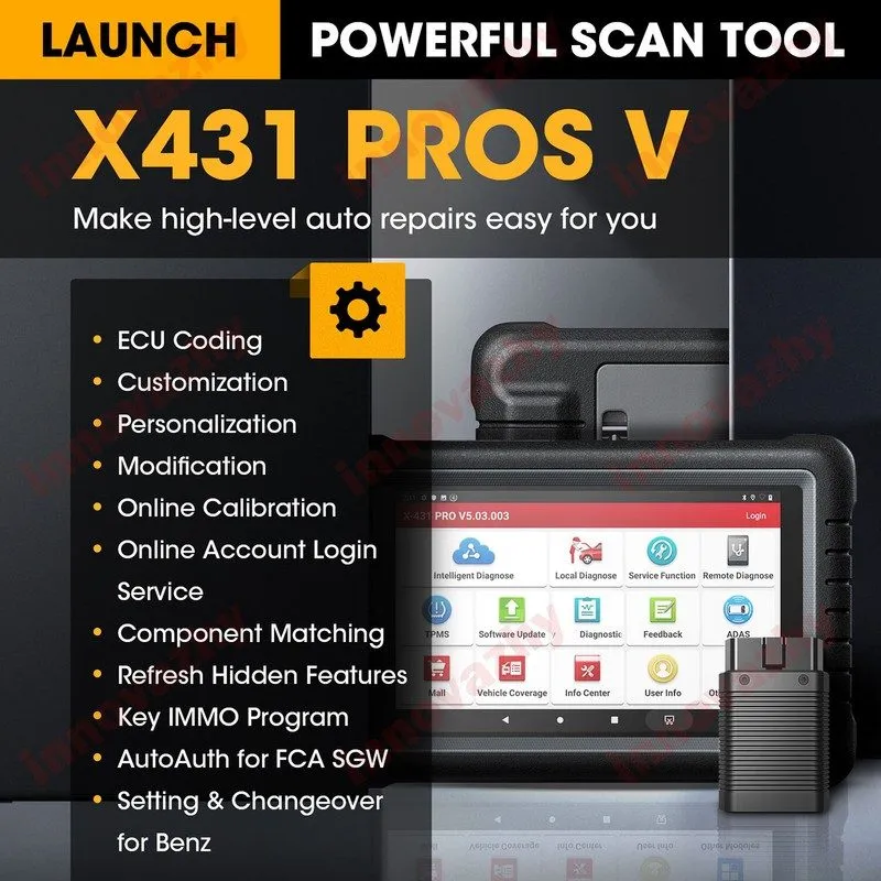 Диагностический сканер LAUNCH X431 PAD V VII X-PROG3 IMMO PLUS Diagnostic Tool K