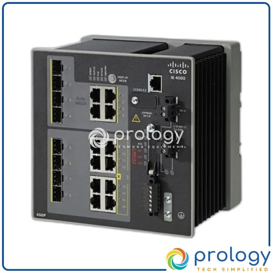 Коммутатор Cisco IE-4000-4S8P4G-E Switch 8 4 Expansion Slot 4 Uplink Manageable