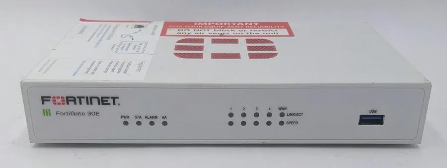 Межсетевой экран FORTINET Fortigate 30E 5Port RJ45 GE FG-30E, good