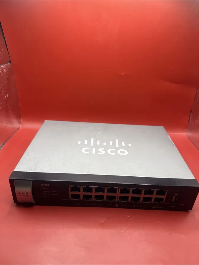 Маршрутизатор Cisco RV325 Gigabit Dual WAN VPN Router 14-Port Gigabit Small Busi