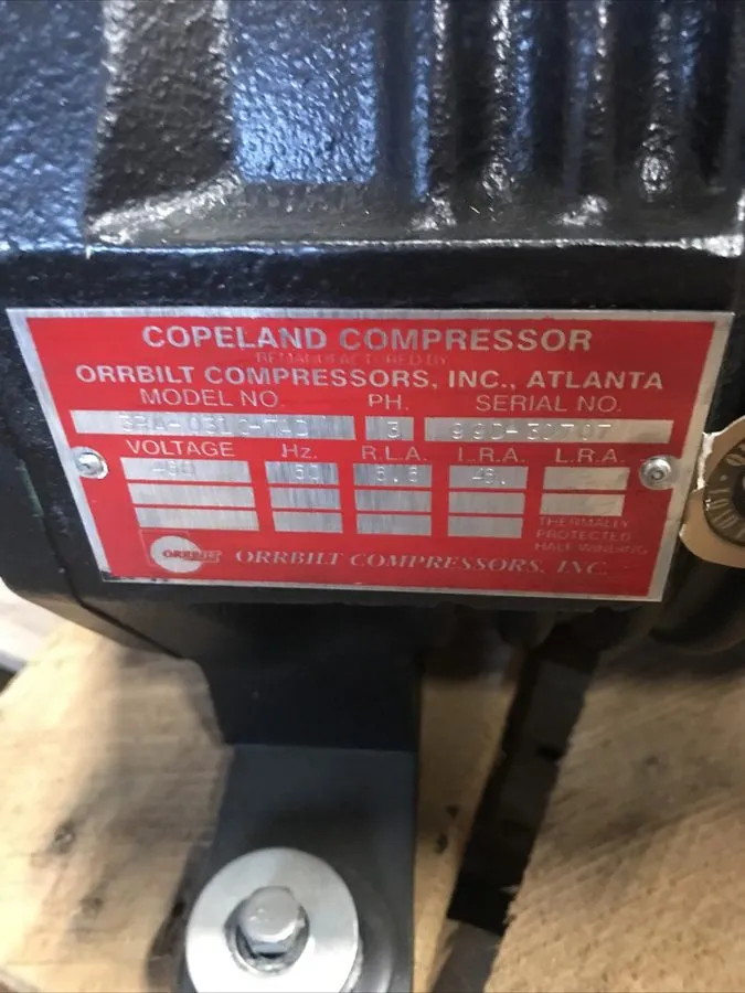 Компрессор Copeland Discus 3RA-0310-TAD A-1 Compressor 3 Phase 460 Volt