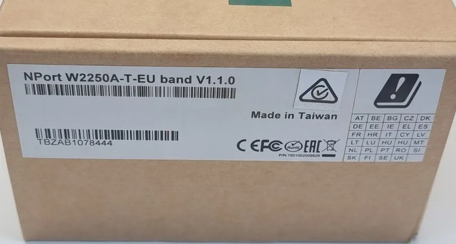 IIoT-устройство Moxa NPort W2250A-T-EU Band Serial to WiFi Wireless Device Serve — фото лота 4