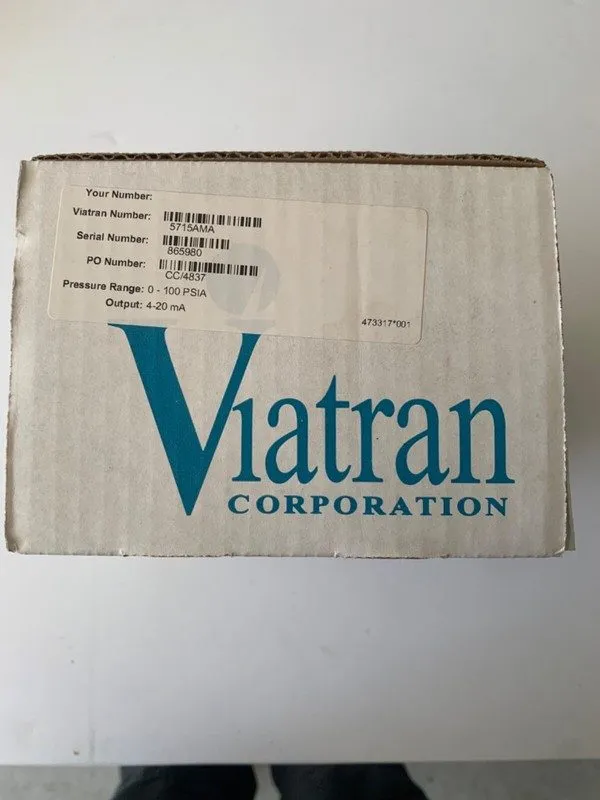 Датчик давления 5715AMA intrinsically safe Viatran pressure transmitter intrinsi — фото лота 2
