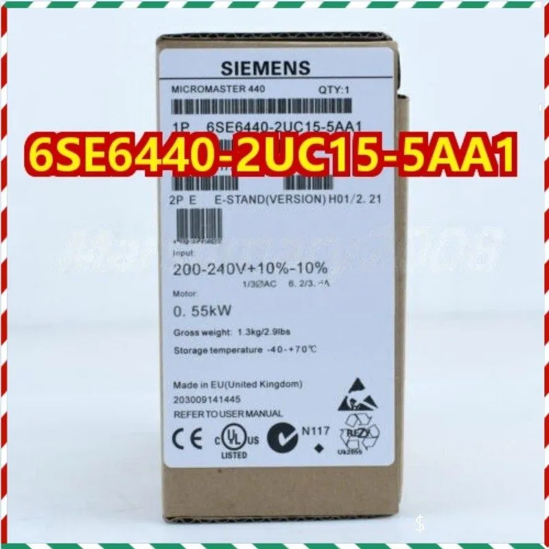 Частотный преобразователь Siemens 6SE6440-2UC15-5AA1 MICROMASTER440 without filt